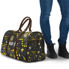 Personalized Richmond Tigers Travel Bag Aboriginal Pattern with Graffiti Style