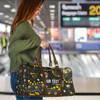 Personalized Richmond Tigers Travel Bag Aboriginal Pattern with Graffiti Style
