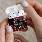 Personalized St Kilda Saints AirPods Case Aboriginal Pattern with Graffiti Style