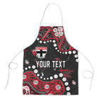 Personalized St Kilda Saints Apron Aboriginal Pattern with Graffiti Style