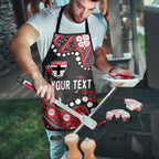 Personalized St Kilda Saints Apron Aboriginal Pattern with Graffiti Style