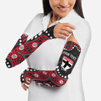 Personalized St Kilda Saints Arm Sleeves Aboriginal Pattern with Graffiti Style