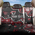 Personalized St Kilda Saints Back Car Seat Cover Aboriginal Pattern with Graffiti Style