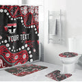 Personalized St Kilda Saints Bathroom Set Aboriginal Pattern with Graffiti Style