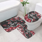Personalized St Kilda Saints Bathroom Set Aboriginal Pattern with Graffiti Style