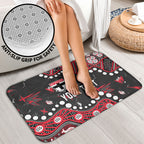 Personalized St Kilda Saints Bathroom Set Aboriginal Pattern with Graffiti Style