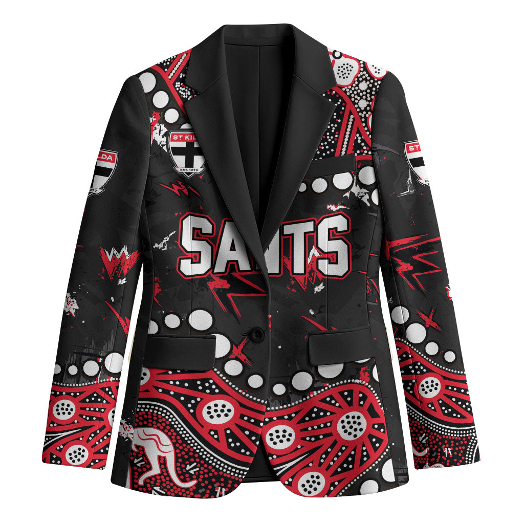 Personalized St Kilda Saints Blazer Aboriginal Pattern with Graffiti Style