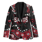 Personalized St Kilda Saints Blazer Aboriginal Pattern with Graffiti Style