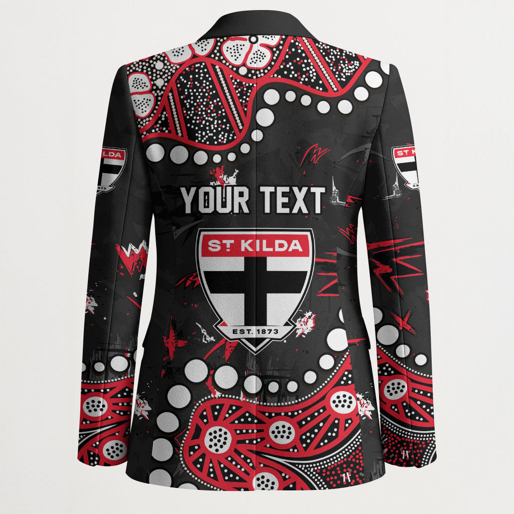 Personalized St Kilda Saints Blazer Aboriginal Pattern with Graffiti Style