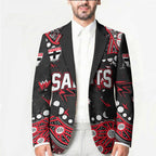 Personalized St Kilda Saints Blazer Aboriginal Pattern with Graffiti Style