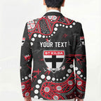 Personalized St Kilda Saints Blazer Aboriginal Pattern with Graffiti Style