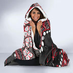 Personalized St Kilda Saints Hooded Blanket Aboriginal Pattern with Graffiti Style