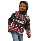 Personalized St Kilda Saints Kid Hoodie Aboriginal Pattern with Graffiti Style