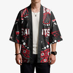 Personalized St Kilda Saints Kimono Aboriginal Pattern with Graffiti Style