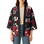 Personalized St Kilda Saints Kimono Aboriginal Pattern with Graffiti Style