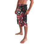 Personalized St Kilda Saints Lavalava Aboriginal Pattern with Graffiti Style