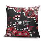 Personalized St Kilda Saints Pillow Cover Aboriginal Pattern with Graffiti Style