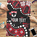 Personalized St Kilda Saints Puzzle Aboriginal Pattern with Graffiti Style