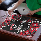 Personalized St Kilda Saints Puzzle Aboriginal Pattern with Graffiti Style