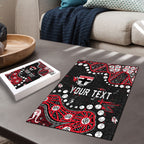 Personalized St Kilda Saints Puzzle Aboriginal Pattern with Graffiti Style