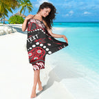 Personalized St Kilda Saints Sarong Aboriginal Pattern with Graffiti Style