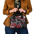 Personalized St Kilda Saints Shoulder Handbag Aboriginal Pattern with Graffiti Style