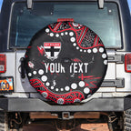 Personalized St Kilda Saints Spare Tire Cover Aboriginal Pattern with Graffiti Style