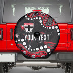 Personalized St Kilda Saints Spare Tire Cover Aboriginal Pattern with Graffiti Style