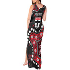 Personalized St Kilda Saints Tank Maxi Dress Aboriginal Pattern with Graffiti Style