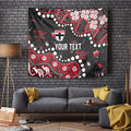 Personalized St Kilda Saints Tapestry Aboriginal Pattern with Graffiti Style