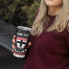 Personalized St Kilda Saints Tumbler Cup Aboriginal Pattern with Graffiti Style