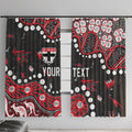 Personalized St Kilda Saints Window Curtain Aboriginal Pattern with Graffiti Style