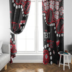 Personalized St Kilda Saints Window Curtain Aboriginal Pattern with Graffiti Style