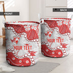 Personalized Sydney Swans Laundry Basket Aboriginal Pattern with Graffiti Style
