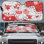 Personalized Sydney Swans Auto Sun Shade Aboriginal Pattern with Graffiti Style