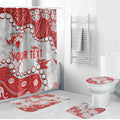 Personalized Sydney Swans Bathroom Set Aboriginal Pattern with Graffiti Style