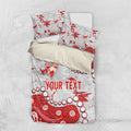 Personalized Sydney Swans Bedding Set Aboriginal Pattern with Graffiti Style