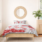 Personalized Sydney Swans Bedding Set Aboriginal Pattern with Graffiti Style