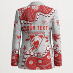 Personalized Sydney Swans Blazer Aboriginal Pattern with Graffiti Style