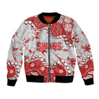 Personalized Sydney Swans Bomber Jacket Aboriginal Pattern with Graffiti Style