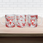 Personalized Sydney Swans Ceramic Mug Aboriginal Pattern with Graffiti Style