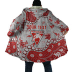 Personalized Sydney Swans Cloak Aboriginal Pattern with Graffiti Style
