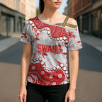 Personalized Sydney Swans Cross Shoulder Shirt Aboriginal Pattern with Graffiti Style