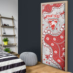 Personalized Sydney Swans Door Cover Aboriginal Pattern with Graffiti Style