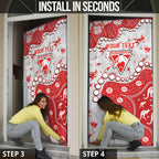 Personalized Sydney Swans Door Cover Aboriginal Pattern with Graffiti Style