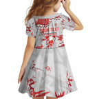 Personalized Sydney Swans Family Matching Summer Maxi Dress and Hawaiian Shirt Aboriginal Pattern with Graffiti Style