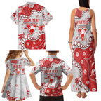 Personalized Sydney Swans Family Matching Tank Maxi Dress and Hawaiian Shirt Aboriginal Pattern with Graffiti Style