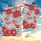 Personalized Sydney Swans Garden Flag Aboriginal Pattern with Graffiti Style