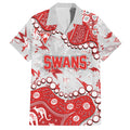 Personalized Sydney Swans Hawaiian Shirt Aboriginal Pattern with Graffiti Style