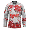 Personalized Sydney Swans Hockey Jersey Aboriginal Pattern with Graffiti Style